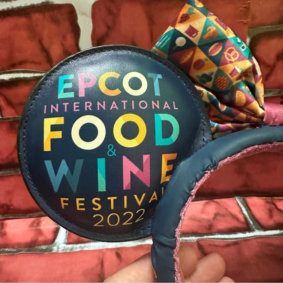 Disney Colorful Epcot Food & Wine Festival 2022 Mickey Ears main image 7